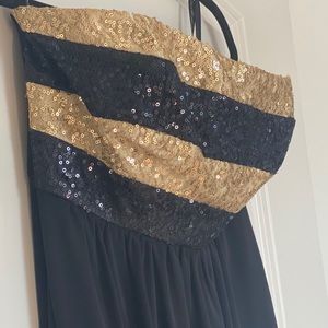 Black cocktail dress